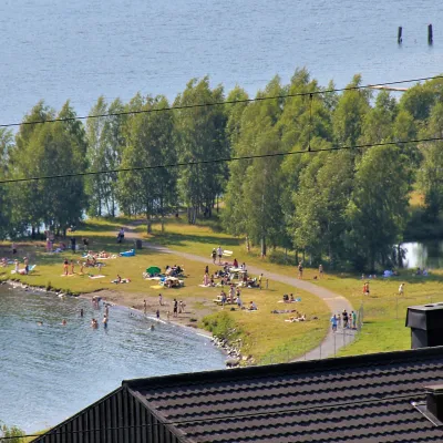 Badeplass på Lillehammer