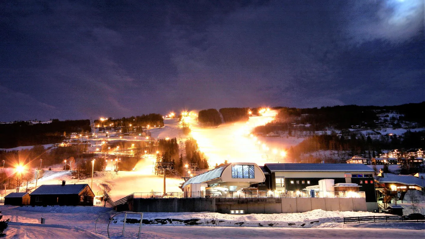 Kveldskjøring i Hafjell
