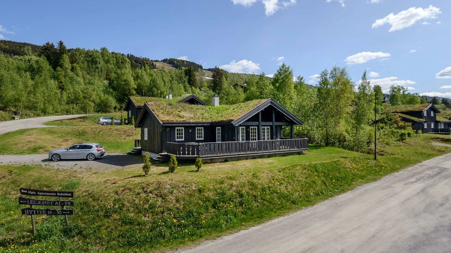 Nordlia hyttene om sommeren